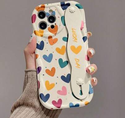 Shein Shockproof Heart Pattern Phone Case