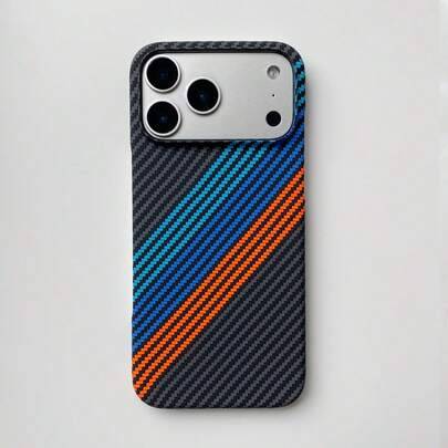 Shein 3-Color BMW Pattern Embossed Luminous Phone Case