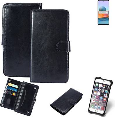 Redmi note 10 K-S-Trade Case For Redmi Note 10 Pro Faux Leather Protection