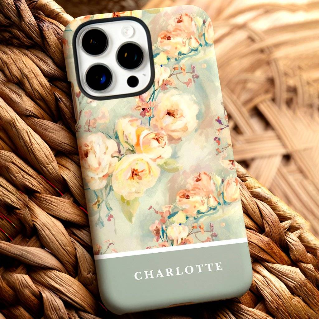 Yellow roses Zazzle Chic Yellow Roses Custom Name Floral Case