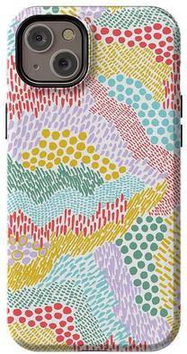 Iphone 15 plus Casely Pattern Colorblock Case iPhone 15 Plus