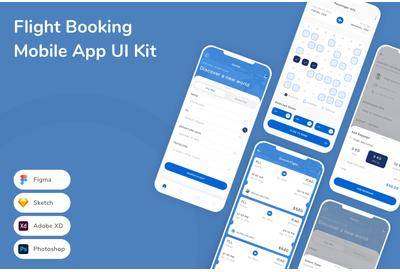 Flight Booking Mobile App Ui Kit