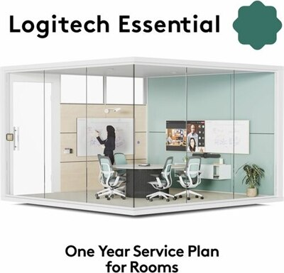 Logitech One Year Essentials Service Plan for Rooms