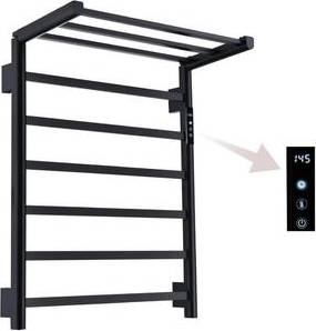 Towel warmer rack Zeus & Ruta 9-Bar Plug-In Hardwired Electric Towel Warmer Rack