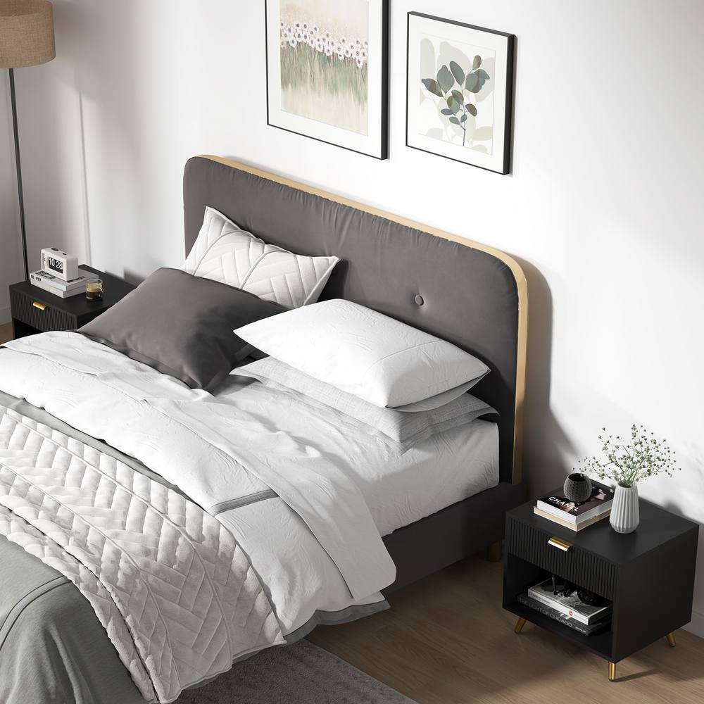 Homcom Tables with Drawer Bedside Table 2pcs