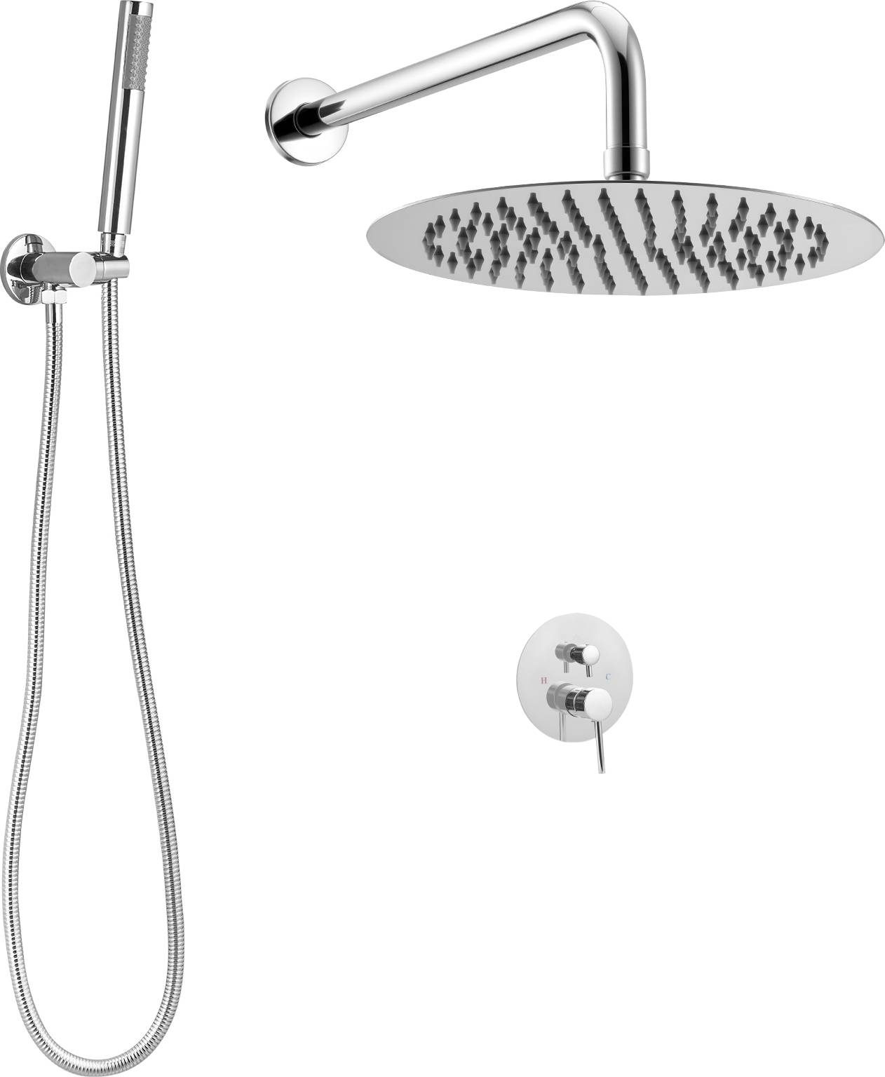 Shower faucet set VEVOR Shower Faucet Set Rainfall Bathroom System