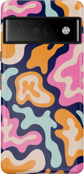 Google pixel 6 pro phone case Casely Abstract Retro Google Pixel 6 Pro Case