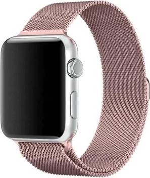 Milanese Loop Armband Apple Watch Rosa