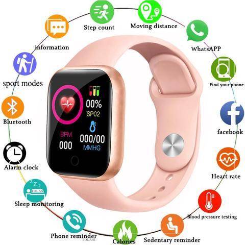 Heart Rate Step Calorie Smartwatch