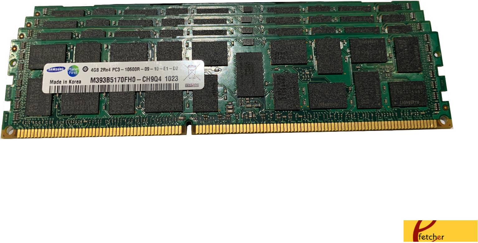 Kingston 64GB 16x4GB Memory For Dell Poweredge R410 R610 R710 R510