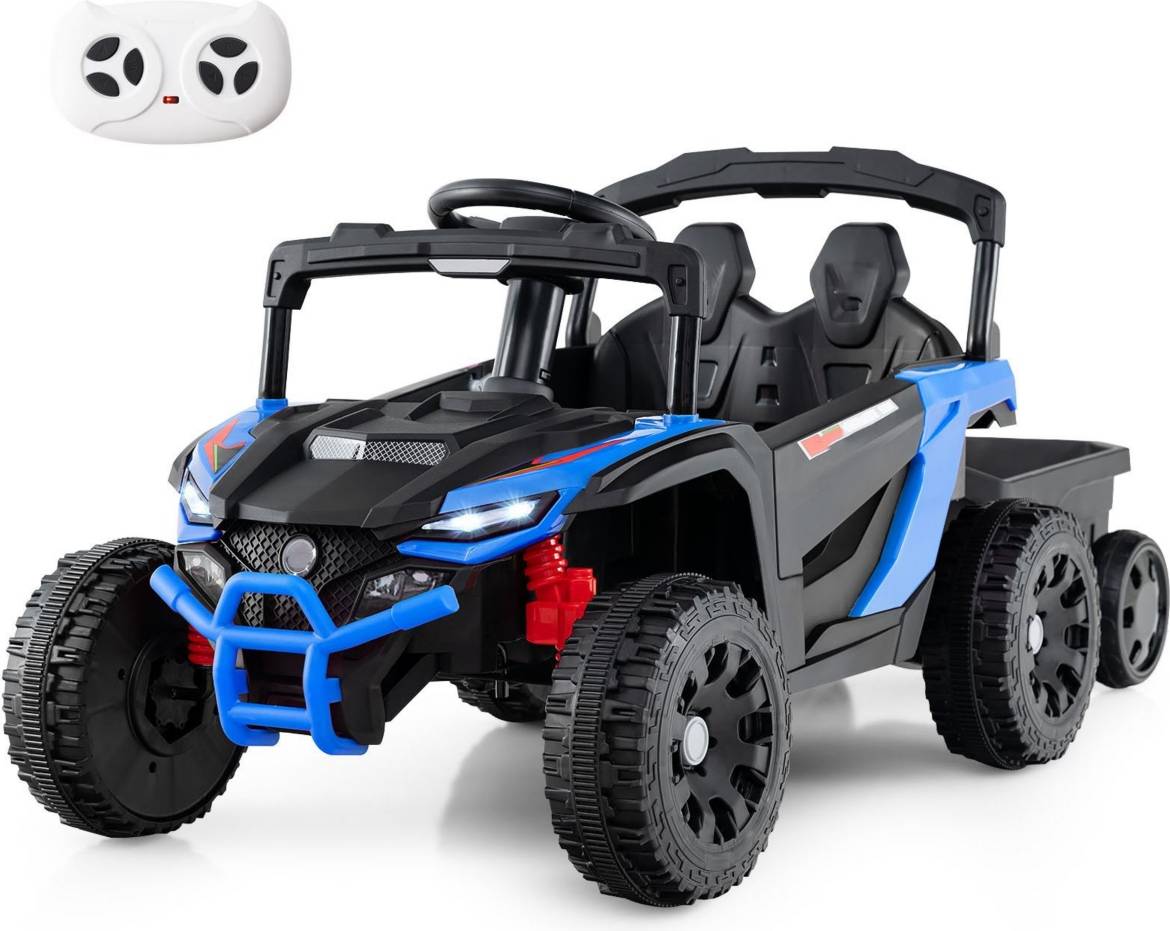 Ride on tractor SlickBlue 12V Electric Ride On Tractor with Parent Remote