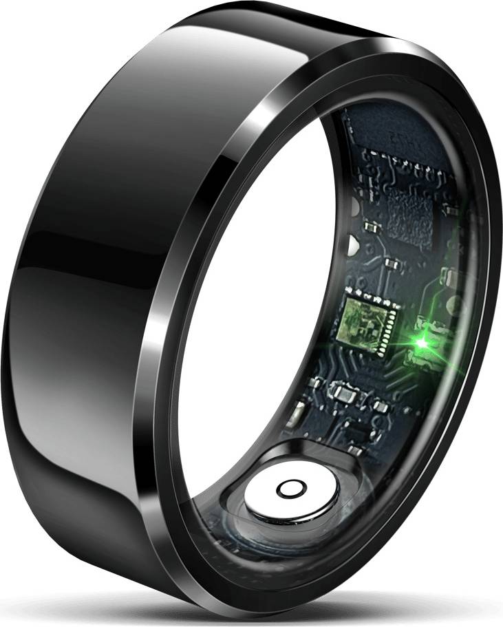 Smartring SR6 Edelstahl Puls SpO2 59 5 mm