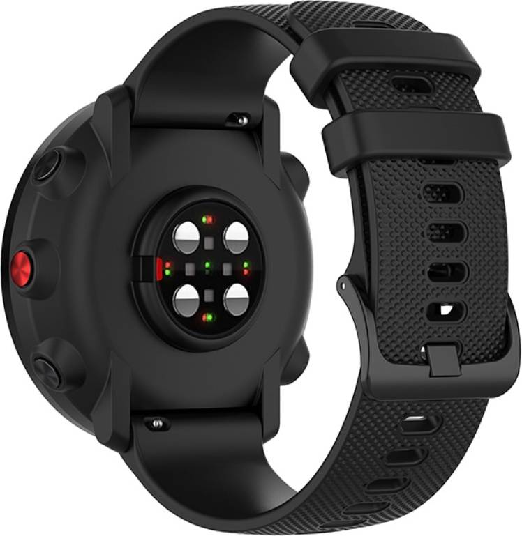 Samsung Gear 2 R380 Neo R381 Live R382 Silikone Urrem 22mm Sort