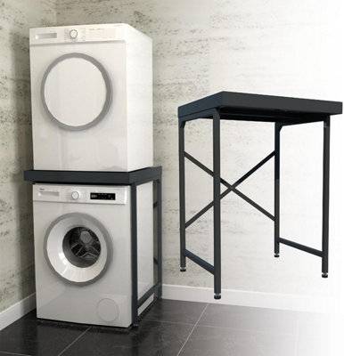 Washing machine and dryer stacking kit B&Q Appliance Stand Universal Stacking Kit