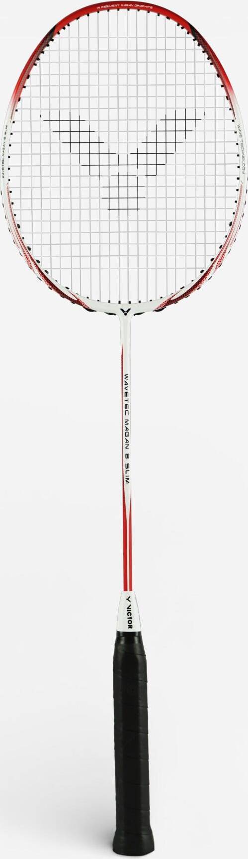 Victor Wavetec Magan 8 Slim Badminton Racket White Red