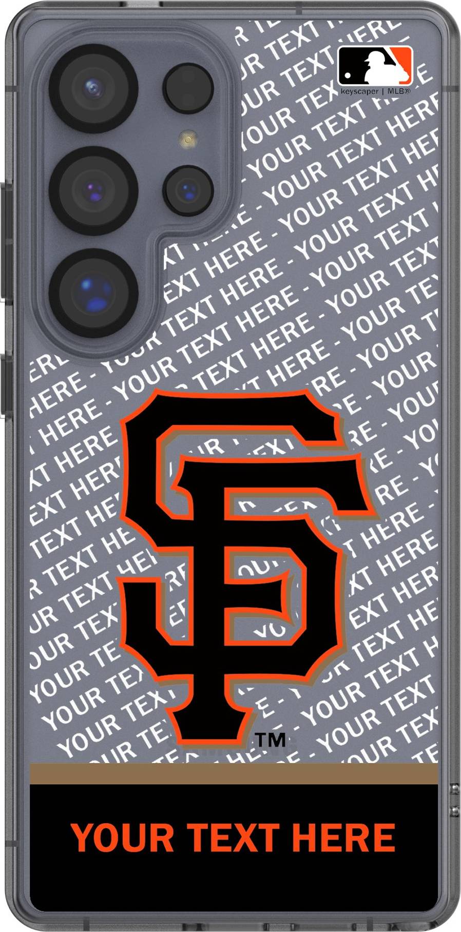 Keyscaper Endzone Design Galaxy Clear Phone Case