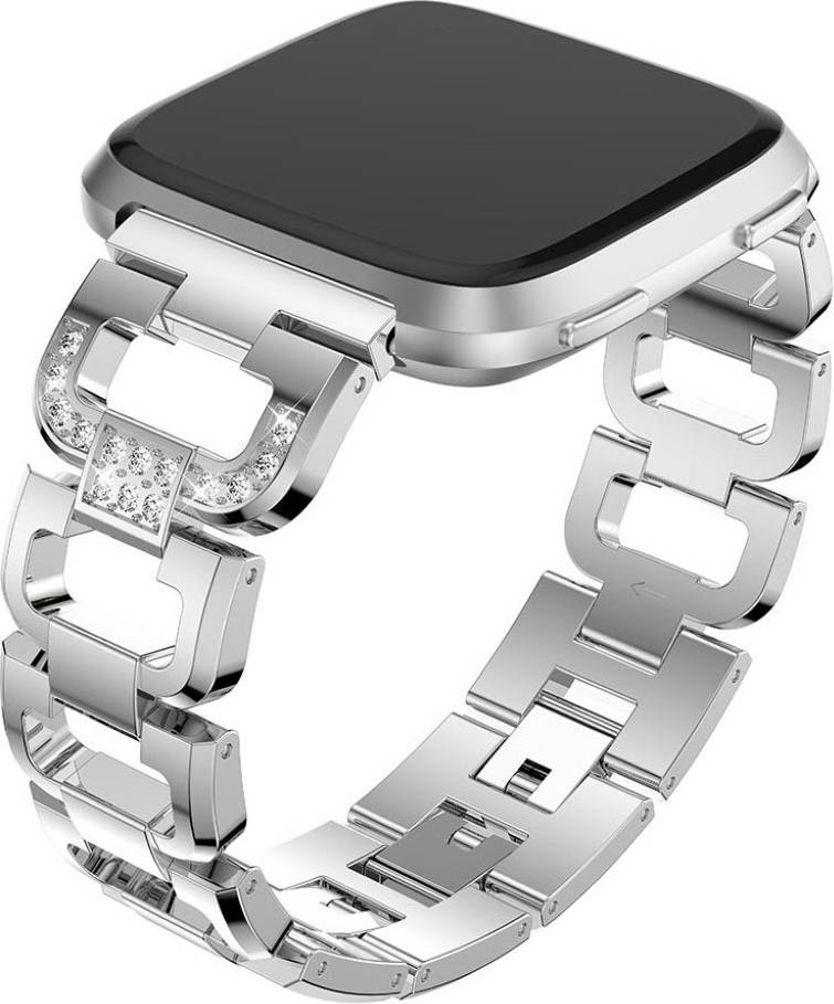 Fitbit Versa D-Shape Rhinestone Watch Strap