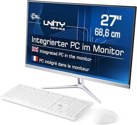 CSL All-in-One-PC Unity F27W-ALS 27 Inch Windows 11 Pro