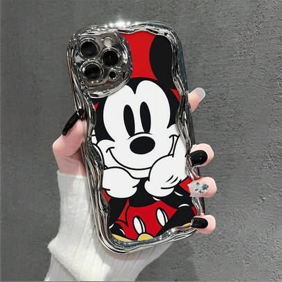Mickey mouse phone Shein Mickey Mouse Patterned Phone Case