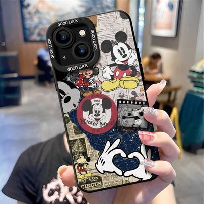 Mickey mouse phone Shein Mickey Mouse Patterned Phone Case