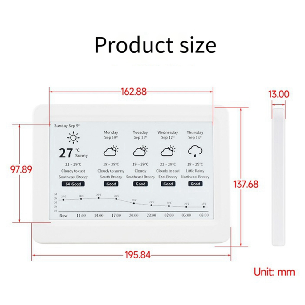 7.5inch NFC Powered E-Paper Display