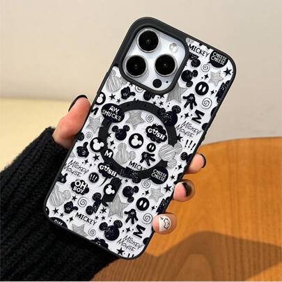 Mickey mouse phone Shein Mickey Mouse Patterned Phone Case