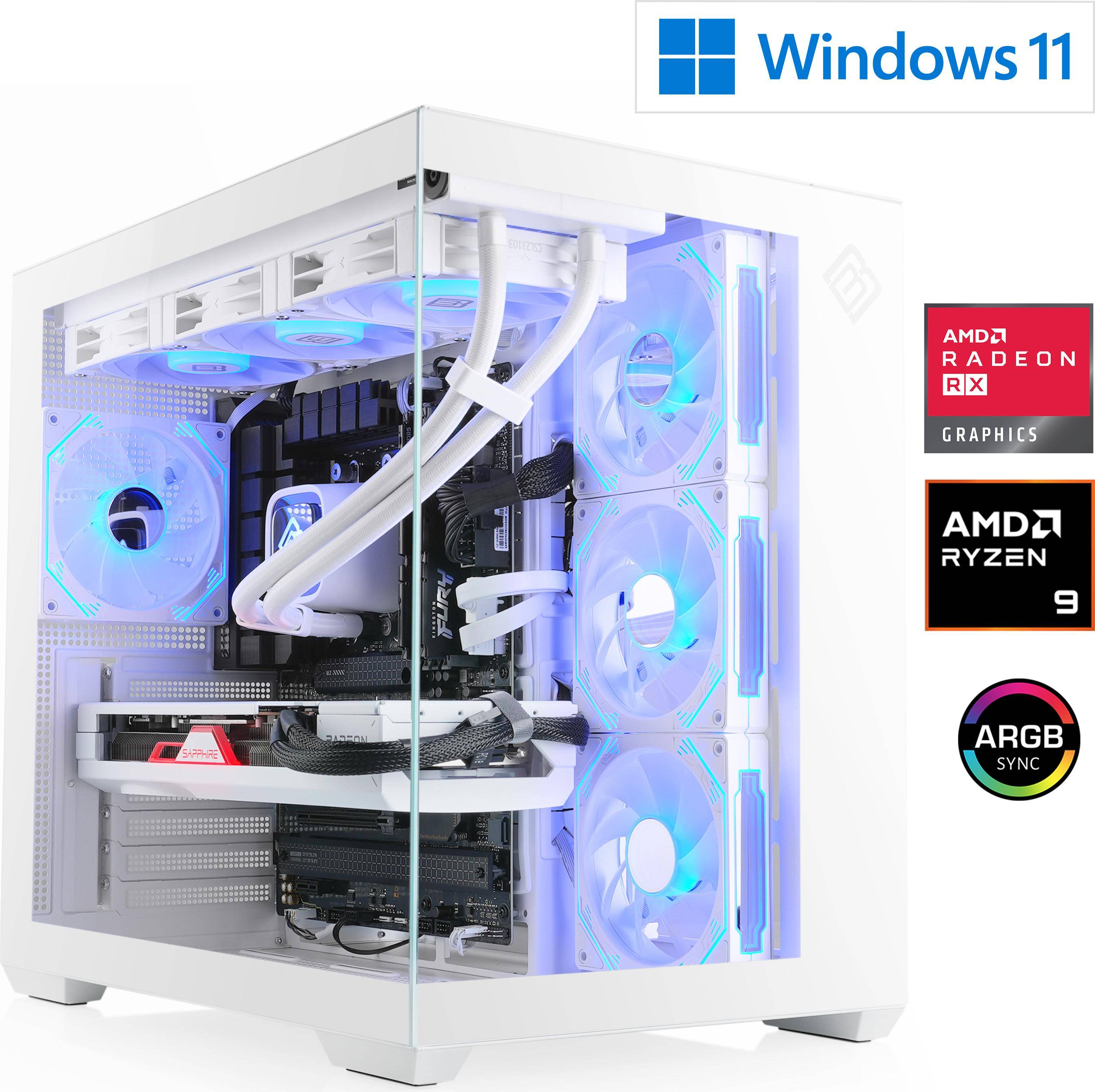 Rx 9070 xt CSL Gaming PC M12700H 64GB Radeon RX 9070 XT