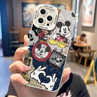 Mickey mouse phone Shein Mickey Mouse Patterned Phone Case