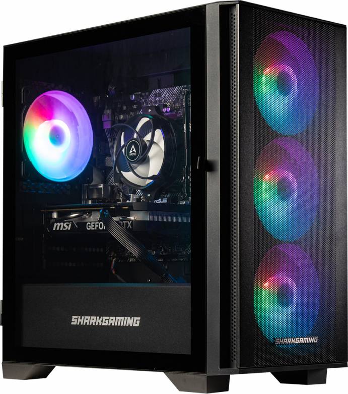 Amd ryzen 7 Shark Gaming Maelstrom R715 PC RX 9060 XT Ryzen 7