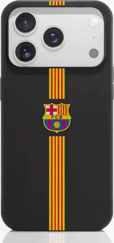 FC Barcelona iPhone 17 Pro Max Composterbart Cover Sort