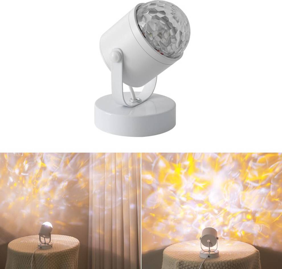 Water Ripple Lamp USB Night Light