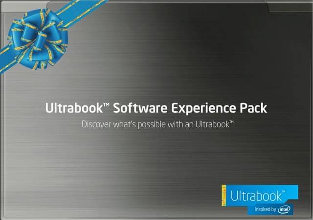 Intel Ultrabook Software Experience Pack