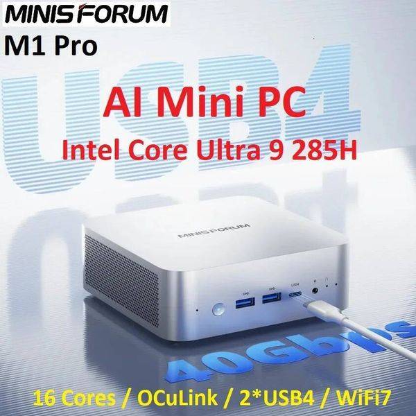 Mini pc gaming Minisforum M1 Pro AI Mini PC Gaming Intel Core Ultra 9
