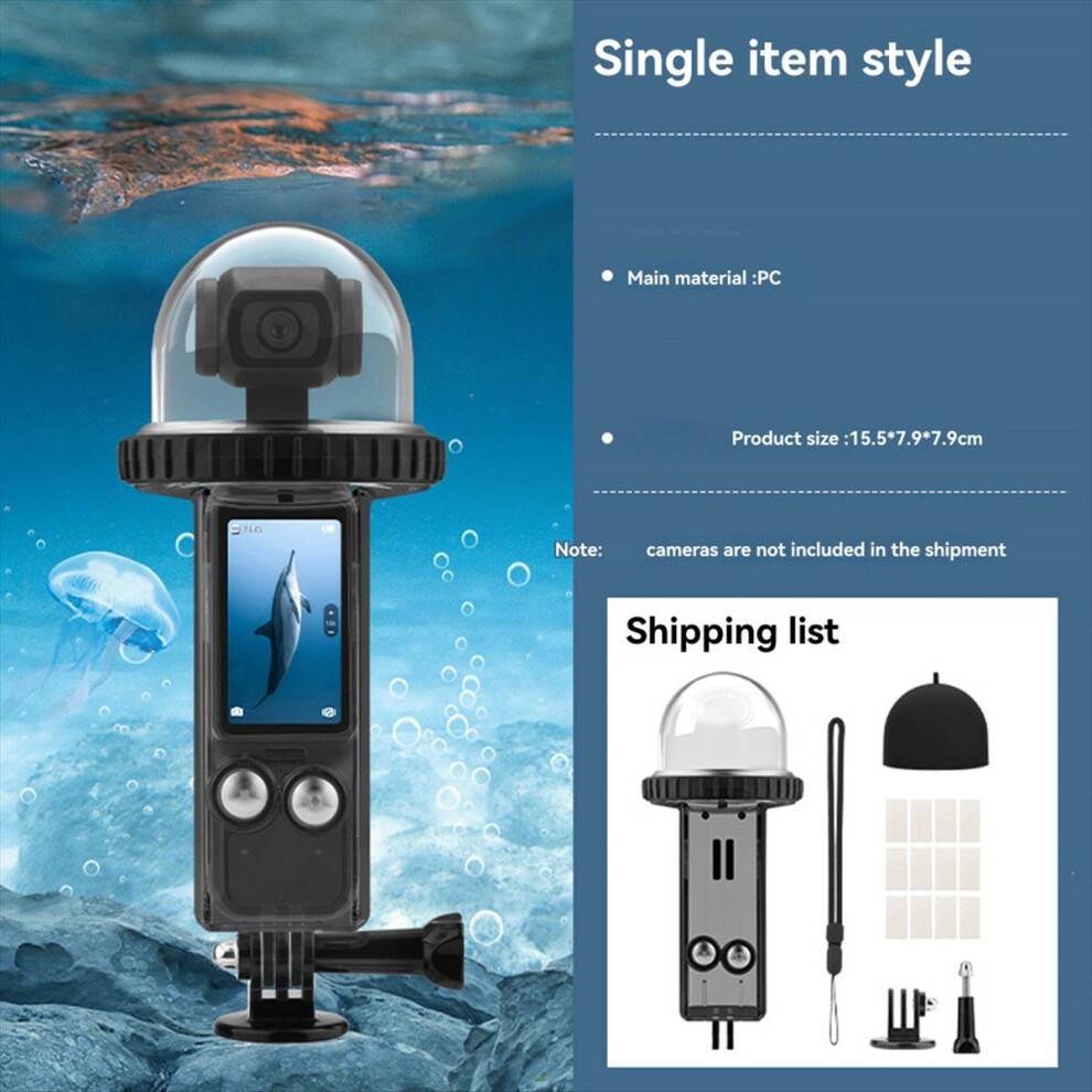 3 Underwater Diving Housing Protective Shell
