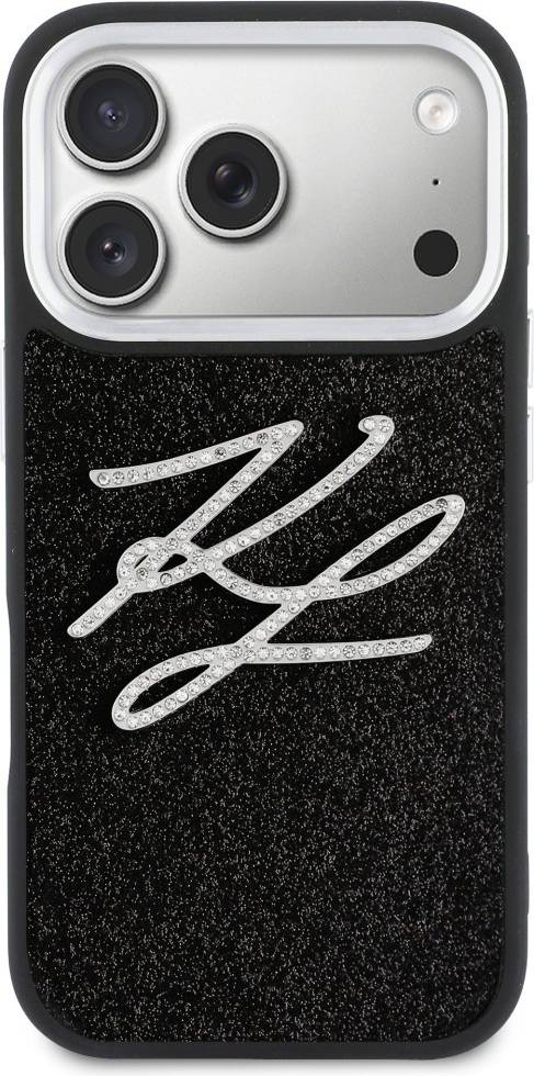 Iphone 17 pro max case Karl Lagerfeld Autograph Rhinestone Iphone 17 Pro Max Case