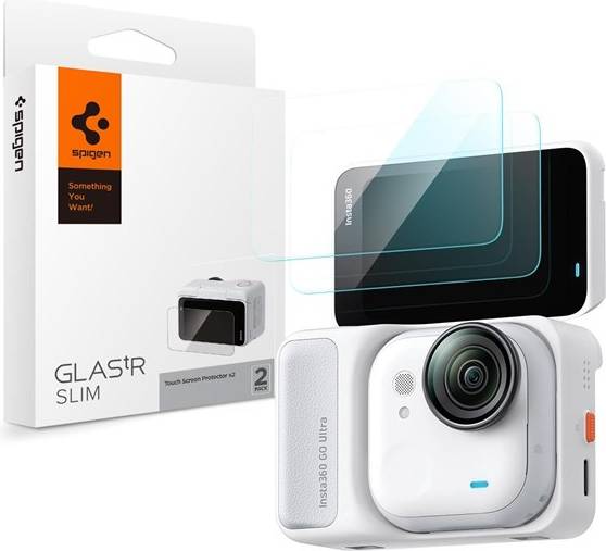 Spigen Insta360 Go Ultra Tempered Glass Screen Protector 2 Pcs