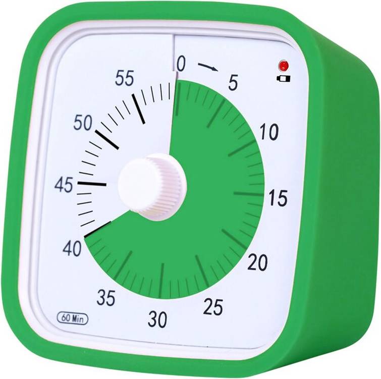Melitt Manual Visual Timer Alarm Clock Kitchen Timer