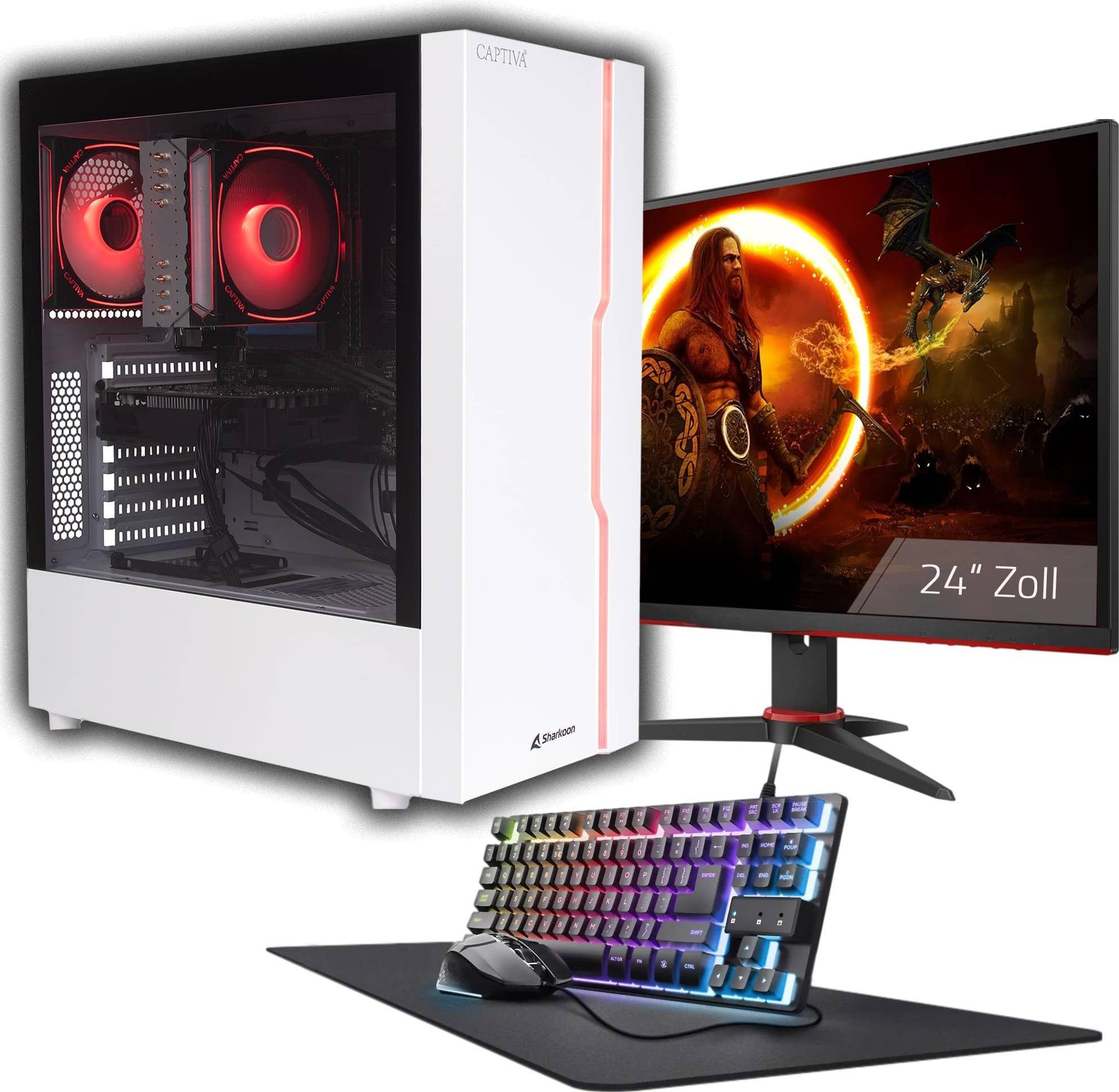 Captiva Pacchetto PC Gioco R93-562-R7 5700X 16 GB DDR4