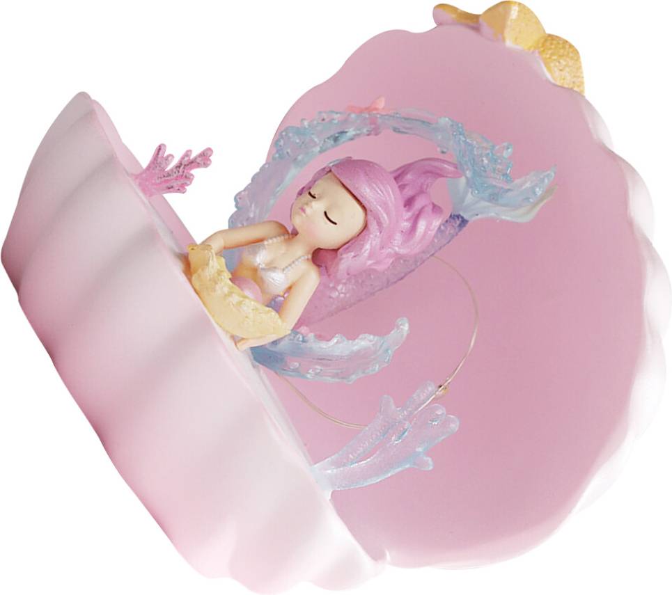 VILLCASE Mermaid Shell Lamp Desktop Decor Night Light
