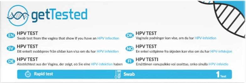 Selvtest GetTested HPV Hurtigtest