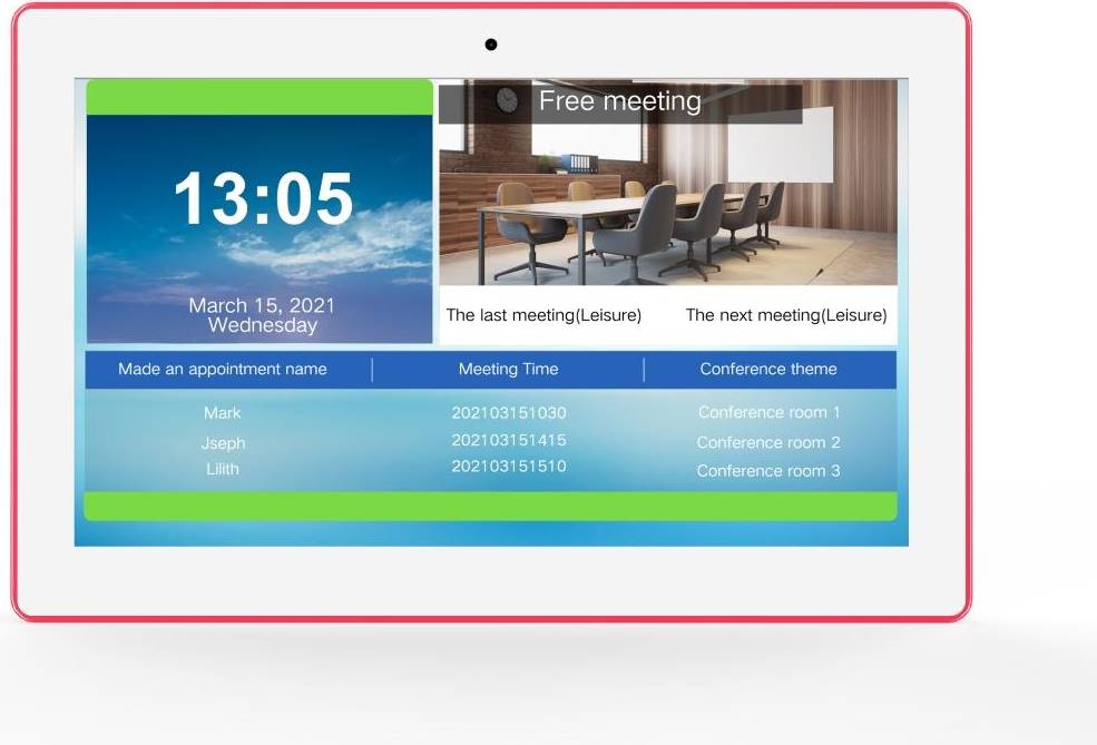 Allnet Meeting Room RGB LED Tablet 15 Inch RK3399 White