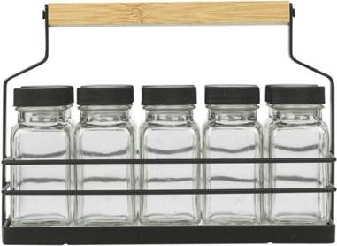 B&Q 11 Piece Spice Rack Set 70Ml