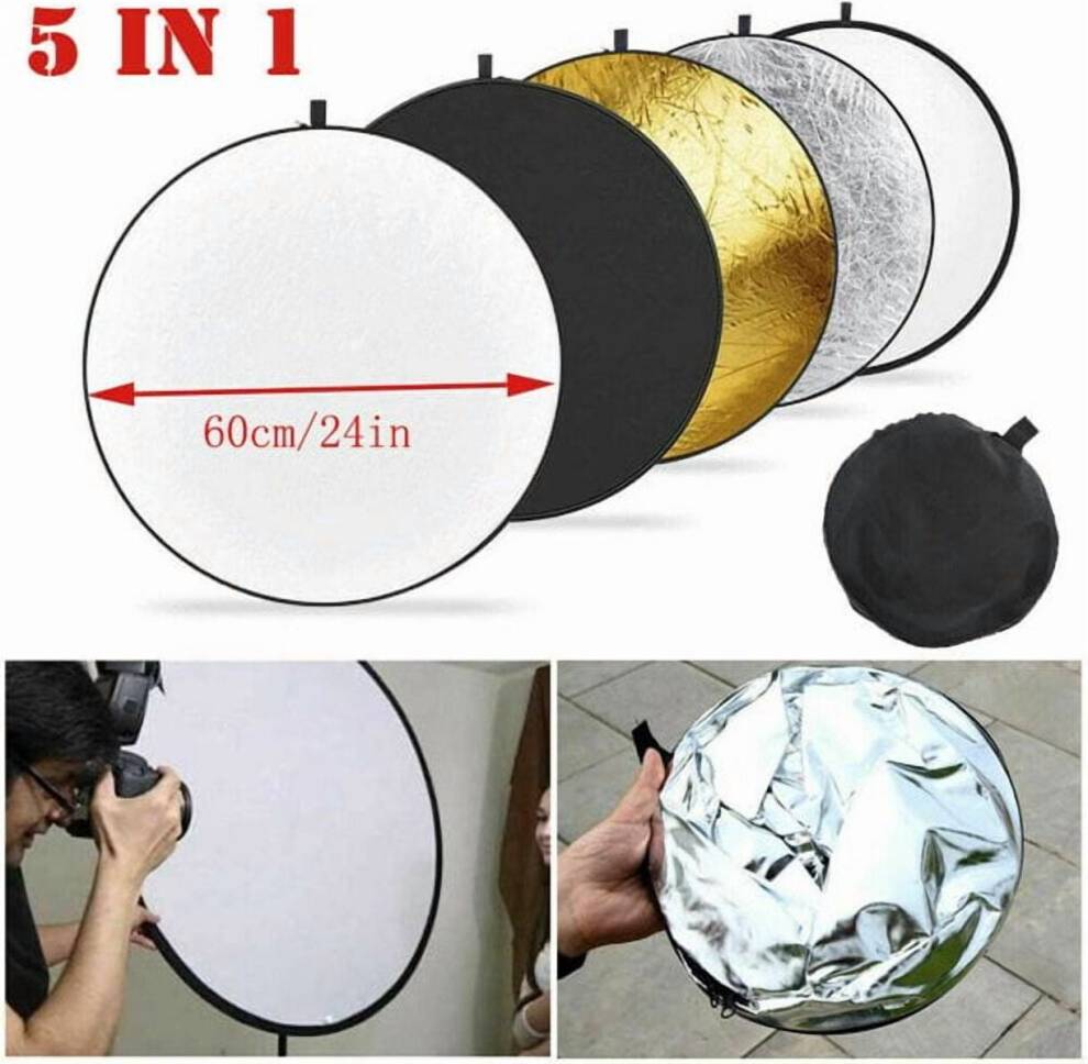 5-in-1 Collapsible Light Reflector Kit
