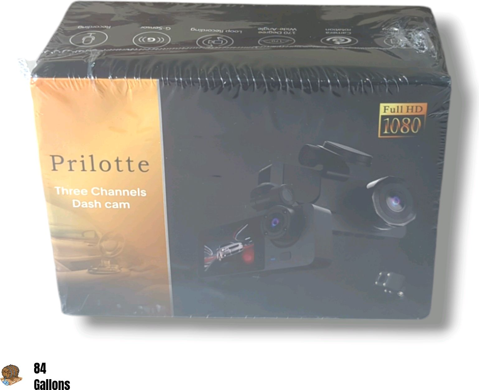 Rear dash cam 3-Channel Front Rear Dash Cam 1080p