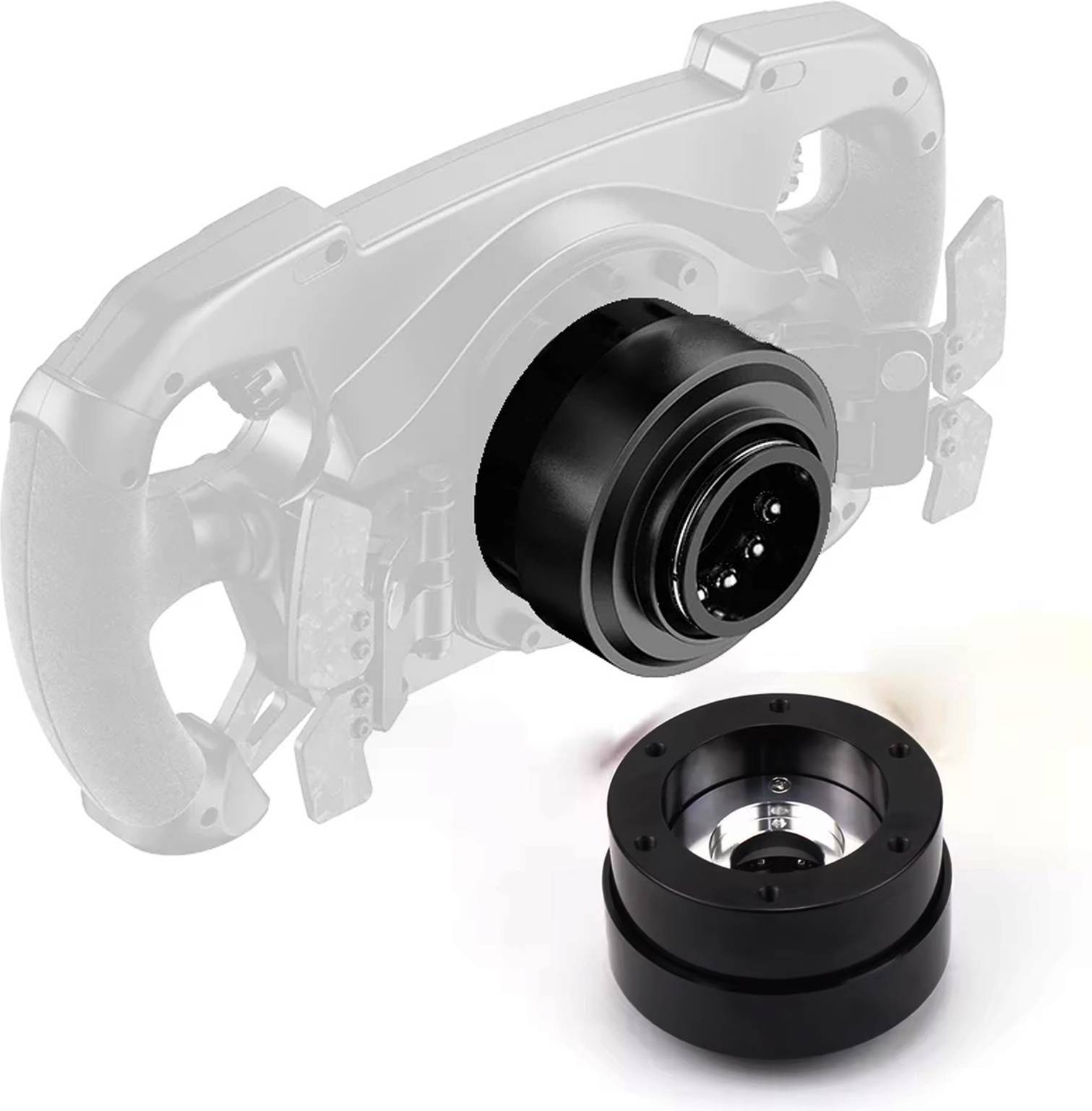 Moza 6-Hole Quick Release Adapter For R21 R16 R9 V2 R5 R3 Racing Wheel Base
