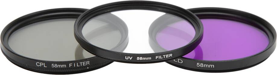 3Pieces Multi Coated Lens Filter Kit