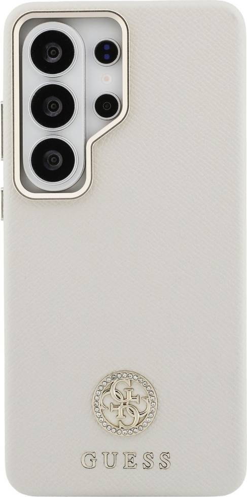 Guess Rhinestone Round Logo MagSafe Case