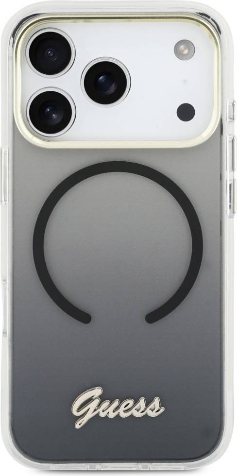 Guess IML Gradient Script Metal MagSafe Etui iPhone 17 Pro