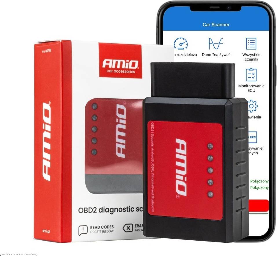 Amio Obd2 Scanner Code Reader Car Check