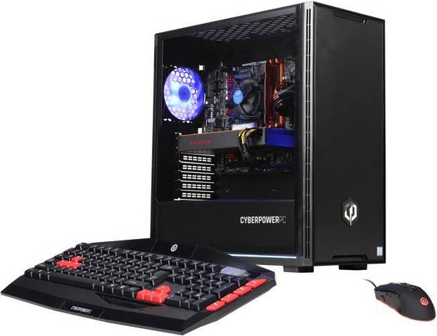 CyberPowerPC Gaming Desktop PC Intel Core i5 9400F Radeon RX 5700